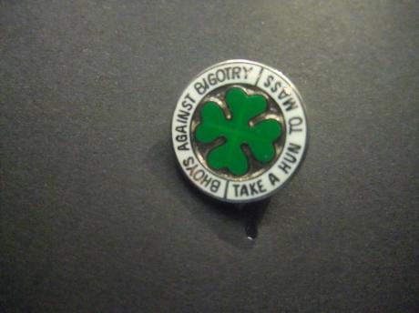Bhoys Against Bigotry Ierland logo klaver vier